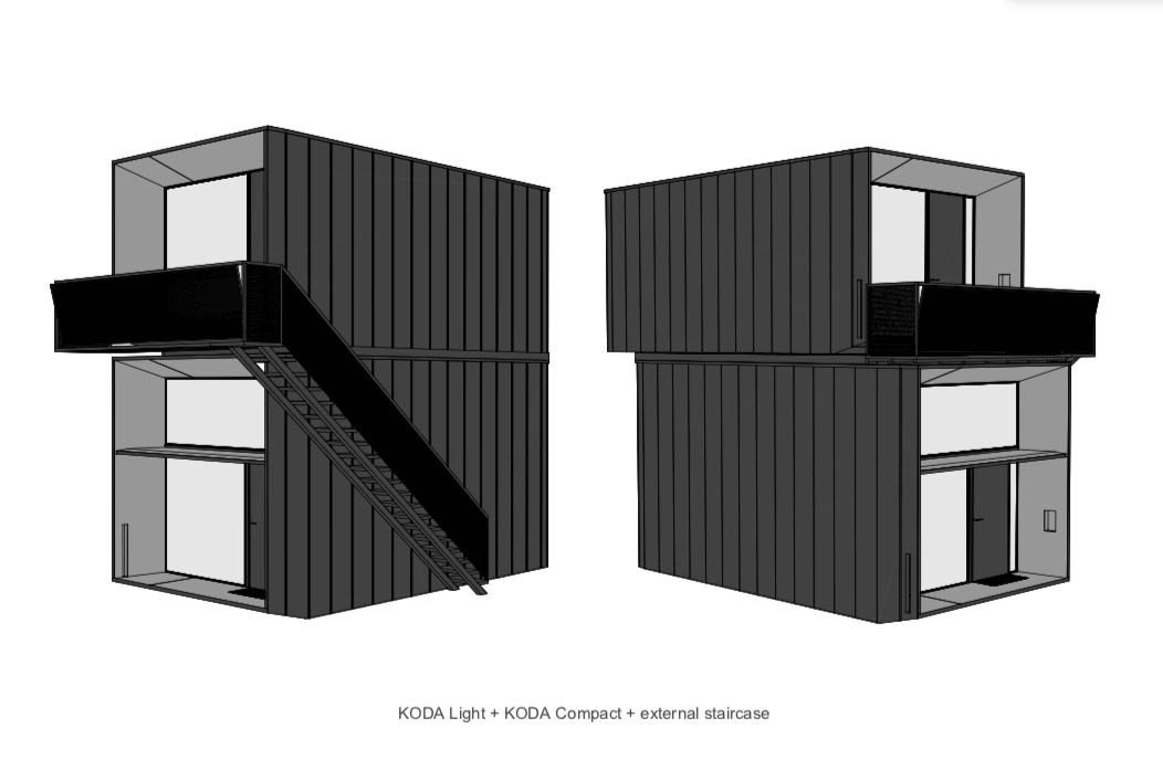 KODA Loft and compact two storey