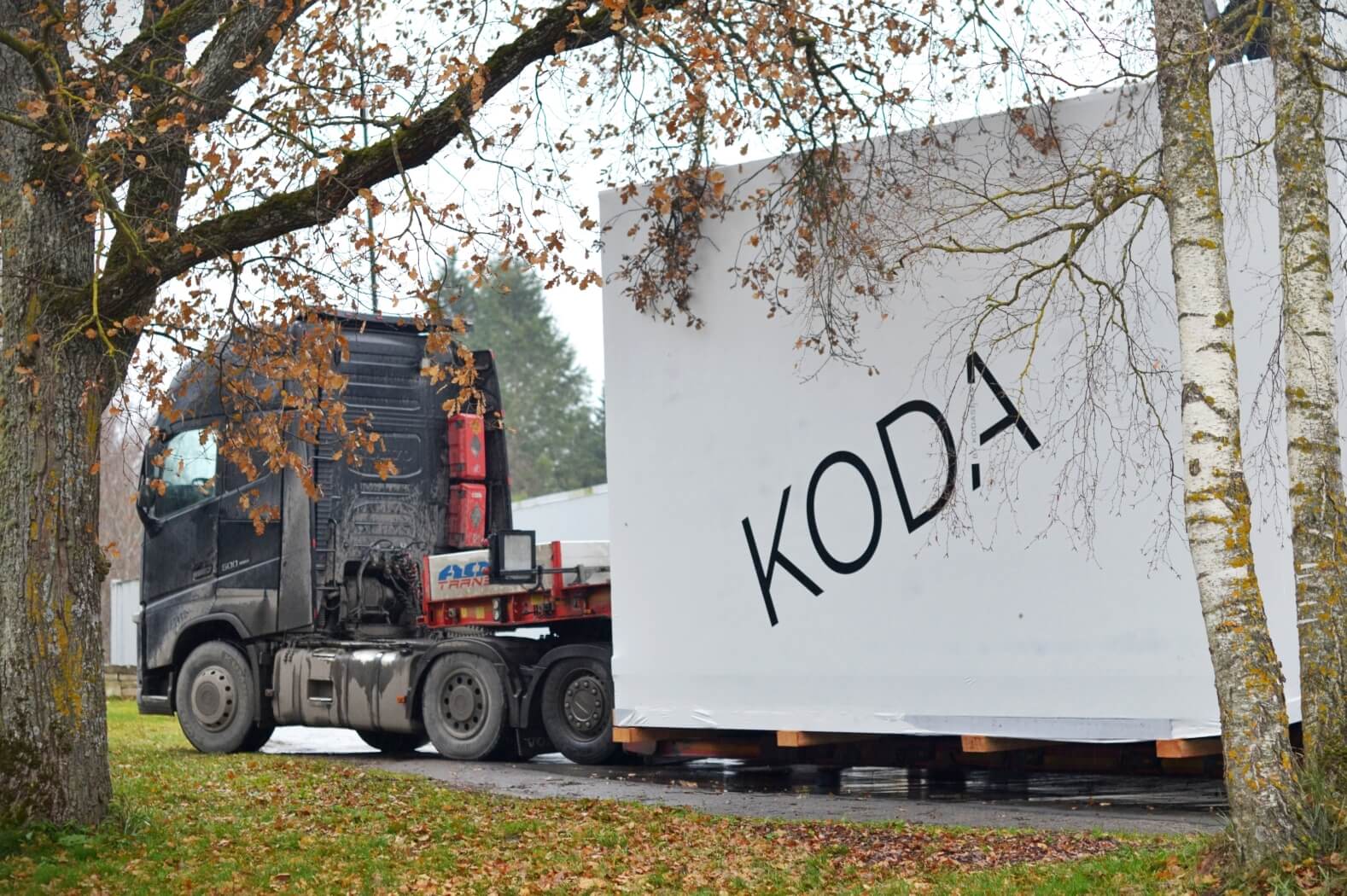 KODA on a trailer