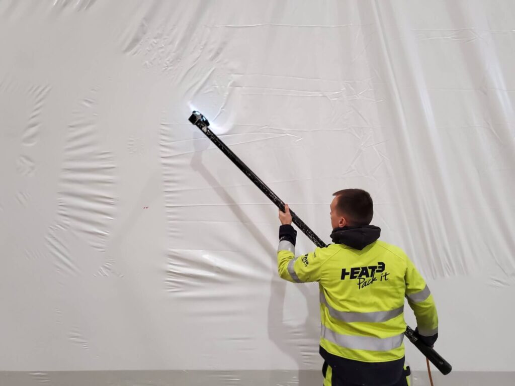 KODA wrapping in tailor made shrink wrap bag