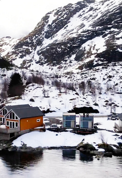 KODA Concrete houses in Lofoten, Norway