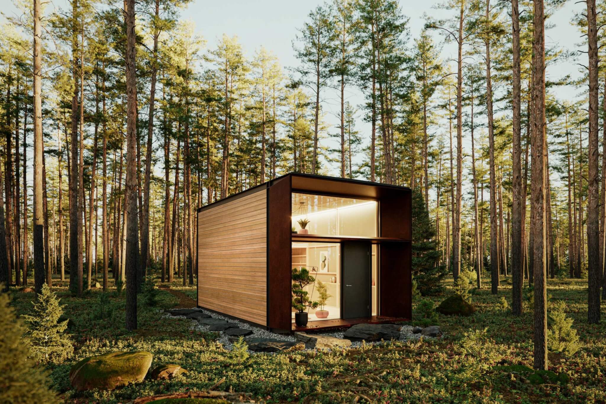 KODA Flex with natural timber facade